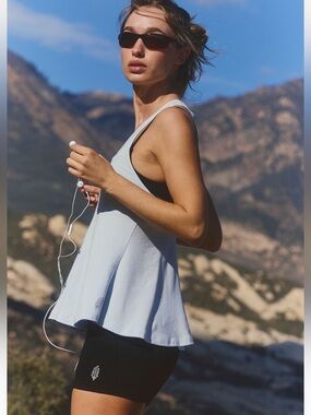 FP Movement Go To Smooth Swing Tank In Washed Arctic Snow NWT Size XS/S